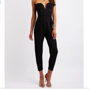 Charlotte Russe Strapless Jumpsuit